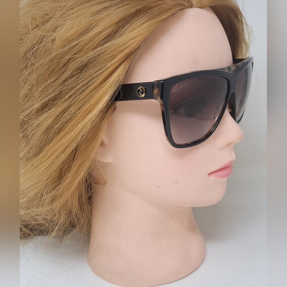 Gucci Women's Sunglasses Oversized Brown Gradient GG 3540/S 61-10-140 - Picture 16 of 16